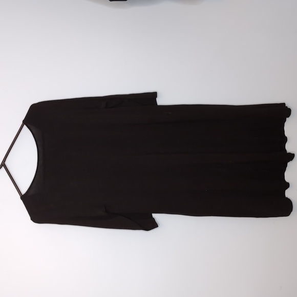 Eileen Fisher Brown 3/4 Sleeve knit Dress Size XL - Picture 5 of 6